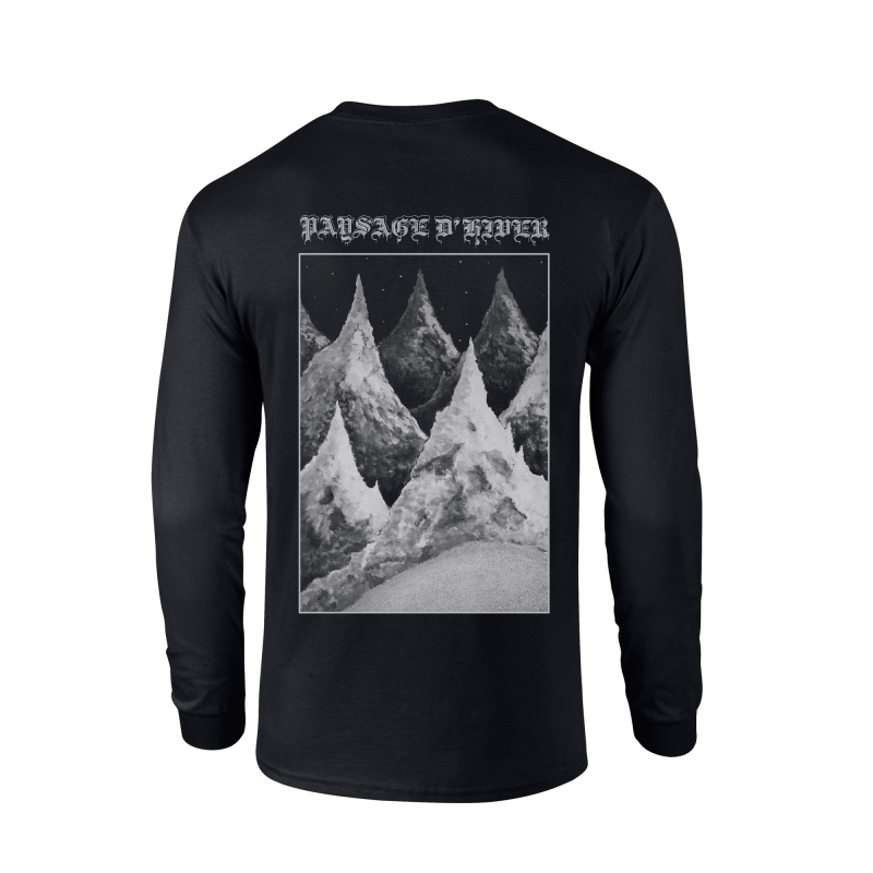 Paysage d’Hiver - Die Berge Longsleeve  |  XL  |  black