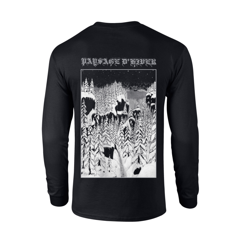Paysage d'Hiver - Schattengang Longsleeve  |  L  |  Black
